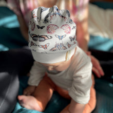 Load image into Gallery viewer, Convertible Baby Hat - Menagerie Print