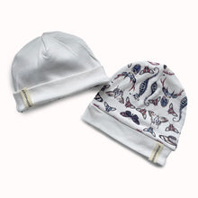 Load image into Gallery viewer, Convertible Baby Hat - Menagerie Print
