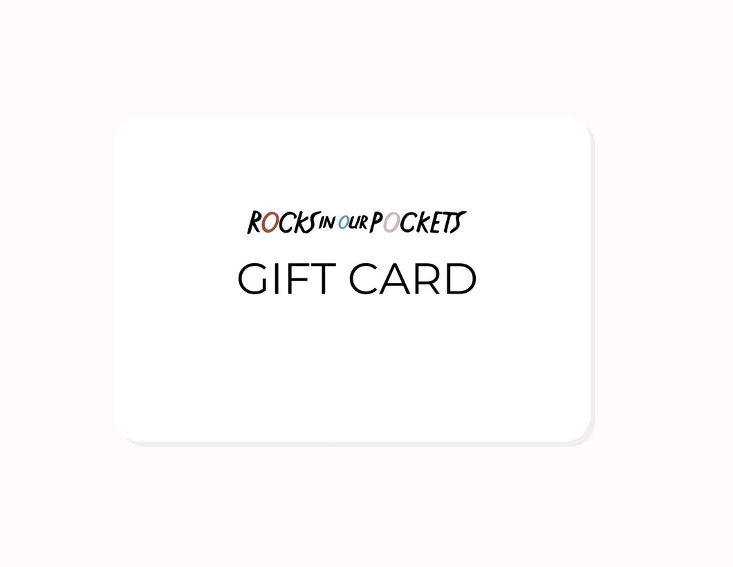 Rocks in our Pockets Giftcard