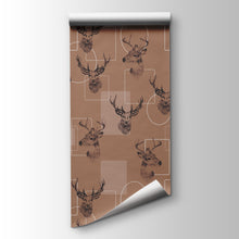Load image into Gallery viewer, Deer Wallpaper - Mocha
